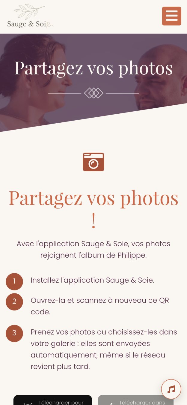 Les photos de vos invités, en un scan